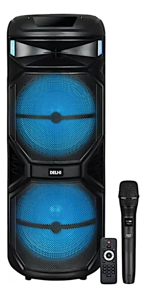 Torre Parlante Delhi Bluetooth 11000w con micrófono y C/R