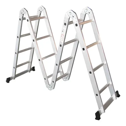 [ELPLKN] Escalera Aluminio Plegable 4x4 Multifunción 4,70m Konan
